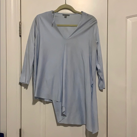 COS Tops - COS blue asymmetrical blouse